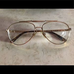 Vintage D&G Aviator Gold Glasses DG1223-034